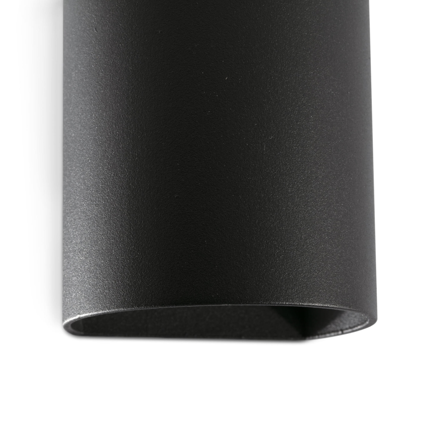 FARO 40523 - Nástěnné svítidlo SOLE 1xGU10/8W/230V černá kulatý