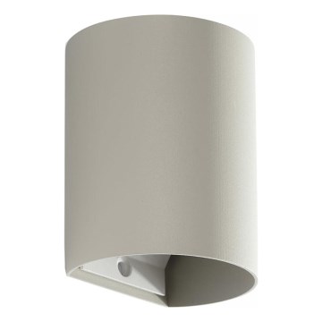 FARO 40524 - Nástěnné svítidlo SOLE 1xGU10/8W/230V šedá kulatý