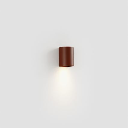 FARO 40525 - Nástěnné svítidlo SOLE 1xGU10/8W/230V cihlová kulatý