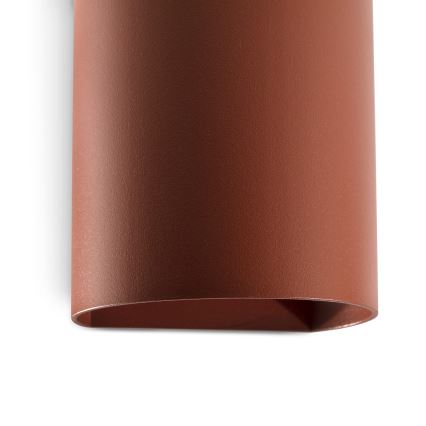 FARO 40525 - Nástěnné svítidlo SOLE 1xGU10/8W/230V cihlová kulatý