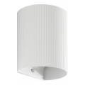 FARO 40526 - Nástěnné svítidlo SOLE 1xGU10/8W/230V bílá vroubkovaná kulatý