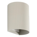 FARO 40528 - Nástěnné svítidlo SOLE 1xGU10/8W/230V šedá vroubkovaná kulatý