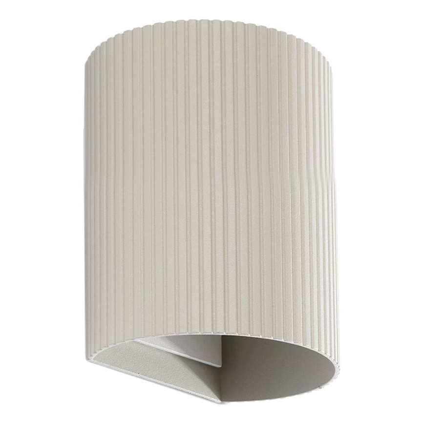FARO 40528 - Nástěnné svítidlo SOLE 1xGU10/8W/230V šedá vroubkovaná kulatý