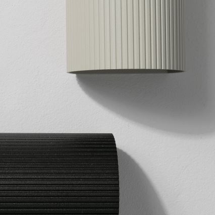 FARO 40528 - Nástěnné svítidlo SOLE 1xGU10/8W/230V šedá vroubkovaná kulatý