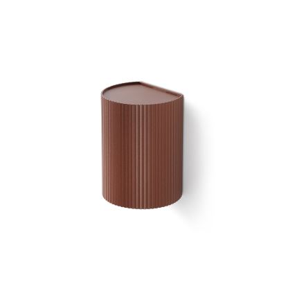 FARO 40529 - Nástěnné svítidlo SOLE 1xGU10/8W/230V cihlová vroubkovaná kulatý