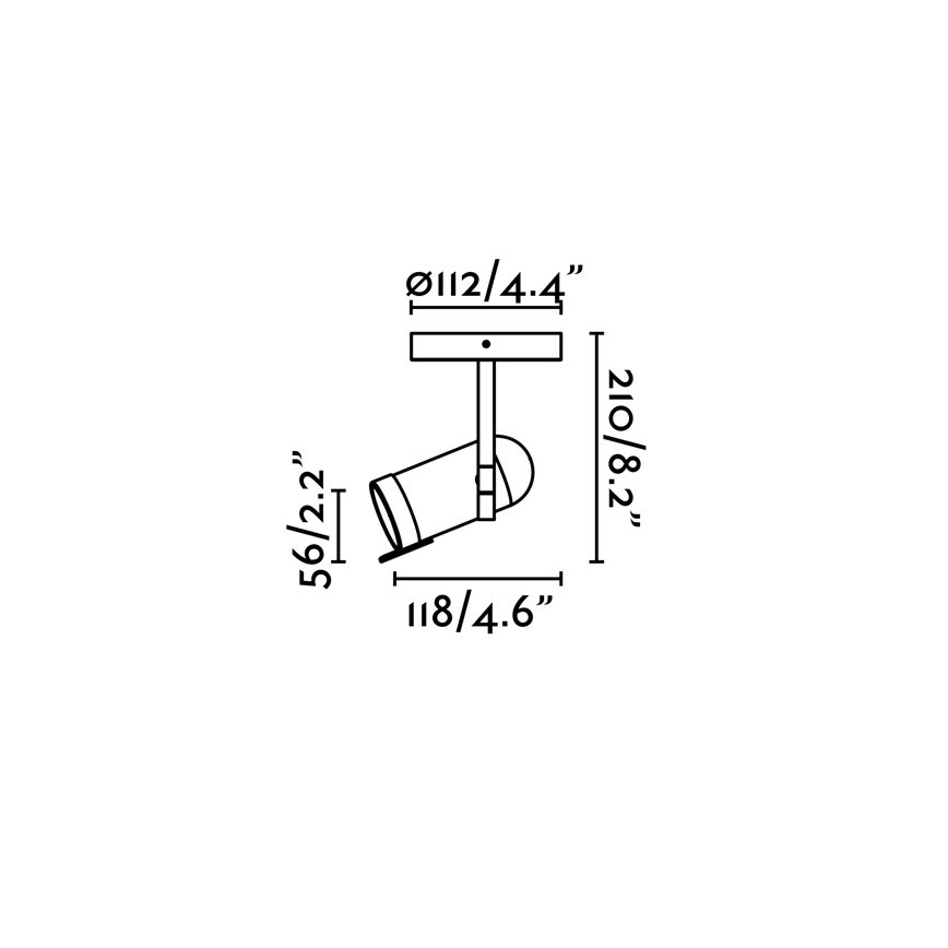 Faro 43529 - Bodové svítidlo ORLEANS 1xGU10/8W/230V bílá