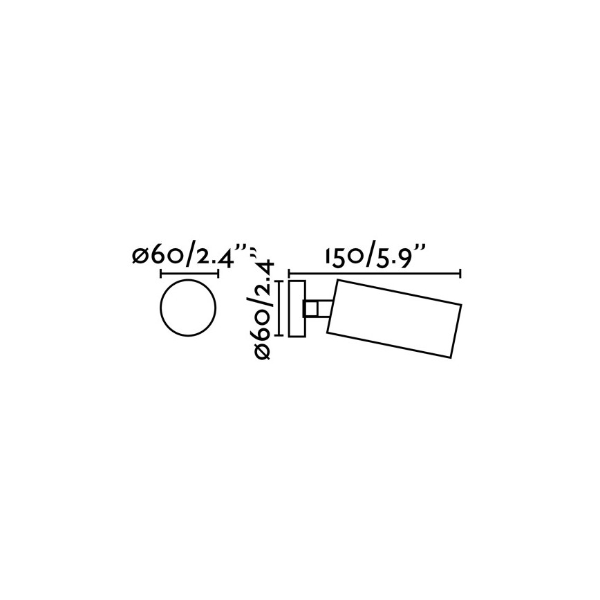 FARO 43722 - Bodové svítidlo STAN 1xGU10/8W/230V bílá