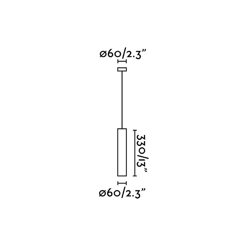 FARO 43755 - Lustr na lanku STAN 1xGU10/8W/230V