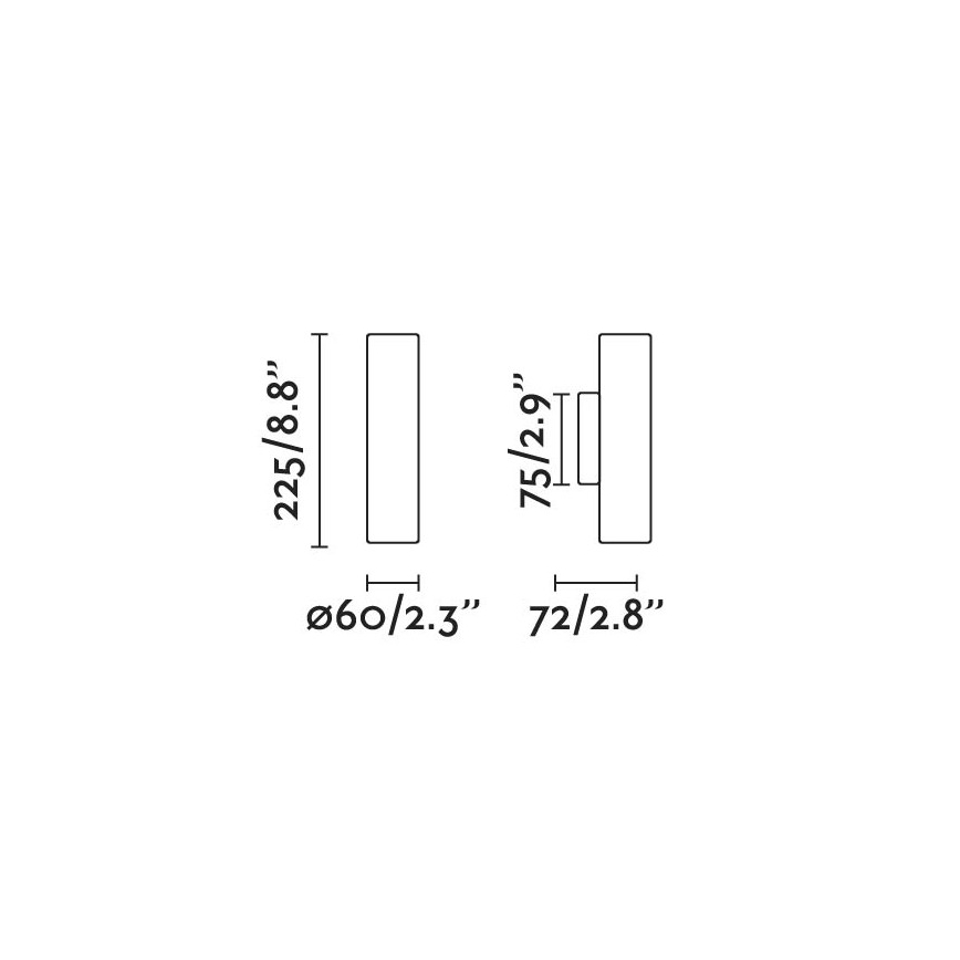 FARO 43760 - Nástěnné svítidlo STAN 2xGU10/8W/230V zlatá
