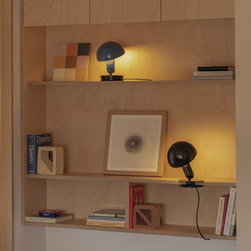 FARO 56100 - Stolní lampa s klipem 2v1 BELA 1xE27/15W/230V černá