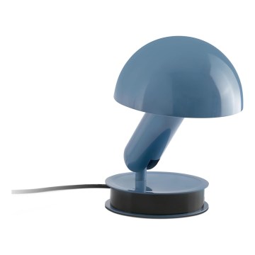 FARO 56102 - Stolní lampa s klipem 2v1 BELA 1xE27/15W/230V modrá
