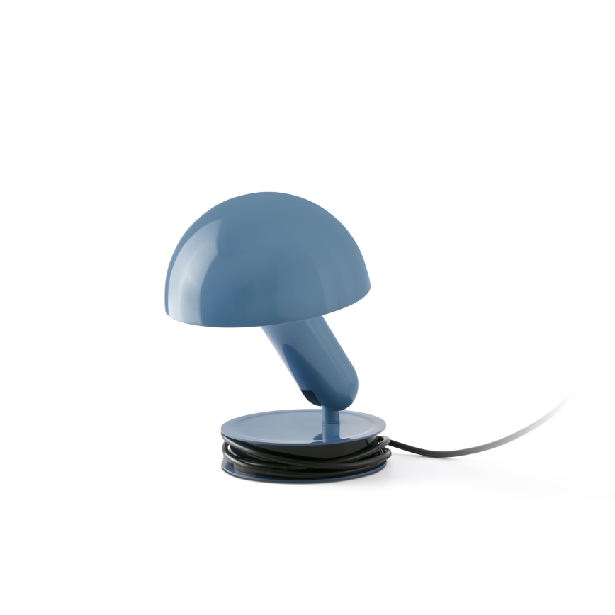 FARO 56102 - Stolní lampa s klipem 2v1 BELA 1xE27/15W/230V modrá