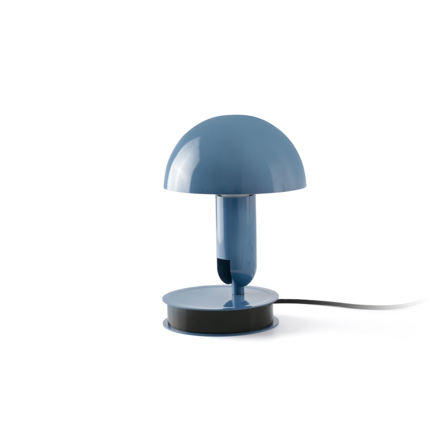 FARO 56102 - Stolní lampa s klipem 2v1 BELA 1xE27/15W/230V modrá