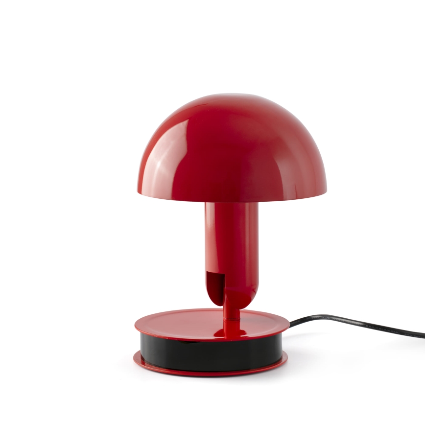 FARO 56103 - Stolní lampa s klipem 2v1 BELA 1xE27/15W/230V červená