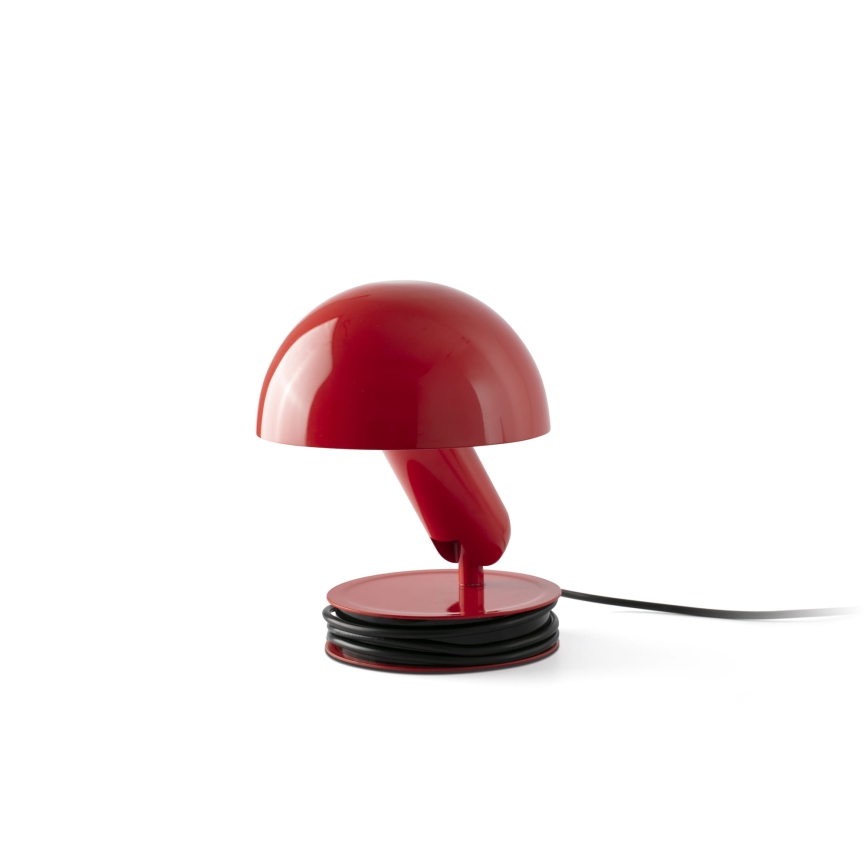 FARO 56103 - Stolní lampa s klipem 2v1 BELA 1xE27/15W/230V červená
