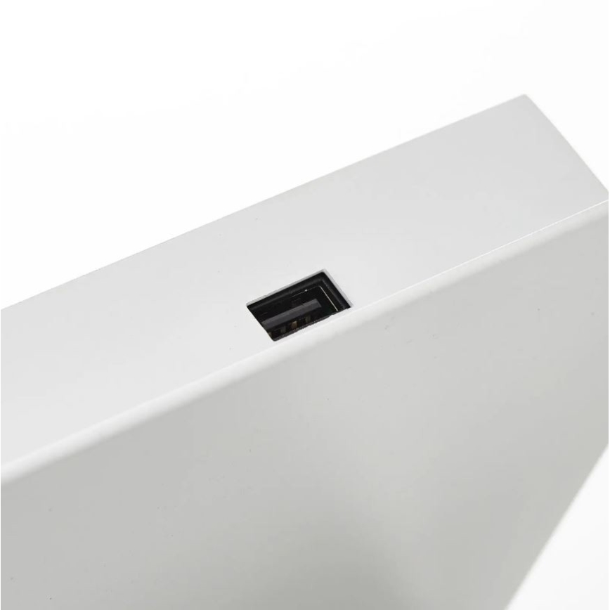 FARO 62122 - LED Nástěnné bodové svítidlo SUAU LED/3W/230V USB bílá