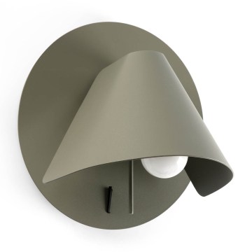 FARO 62356 - Nástěnné bodové svítidlo NOON 1xE27/15W/230V khaki