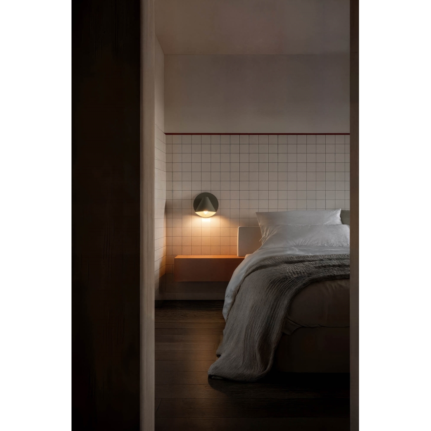 FARO 62356 - Nástěnné bodové svítidlo NOON 1xE27/15W/230V khaki