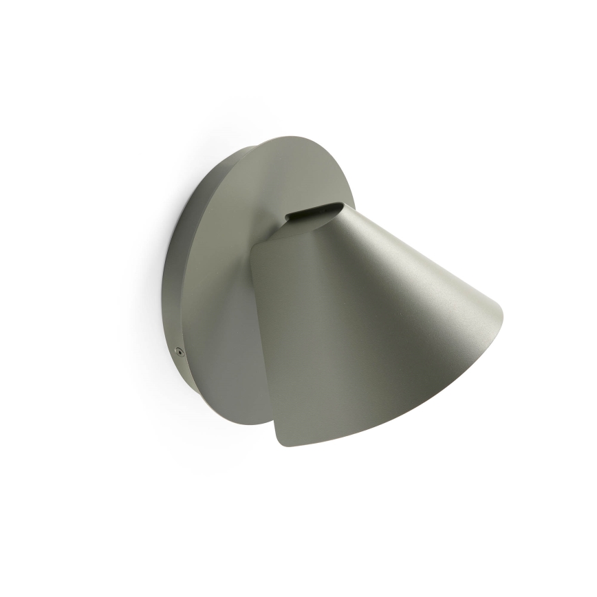 FARO 62356 - Nástěnné bodové svítidlo NOON 1xE27/15W/230V khaki