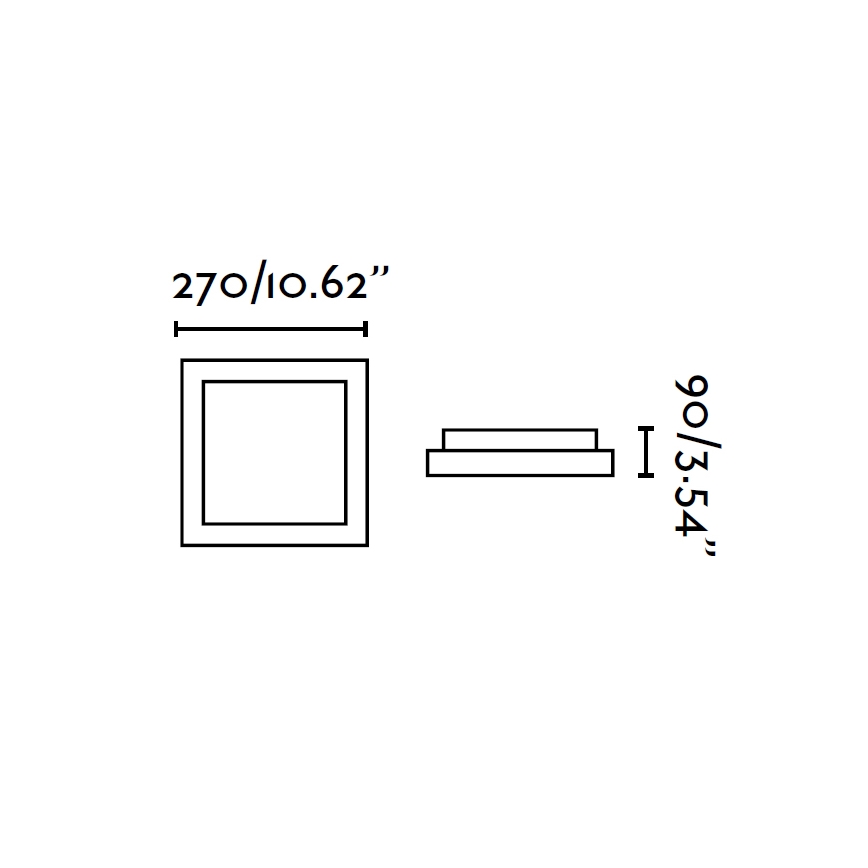 FARO 62968 - Stropní svítidlo TOLA 1 1xE27/20W/230V