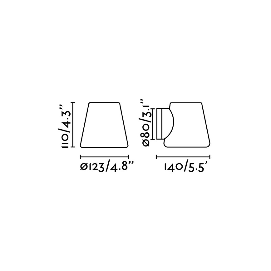 FARO 63510 - Koupelnové nástěnné svítidlo BIANCA 1xG9/6W/230V IP44