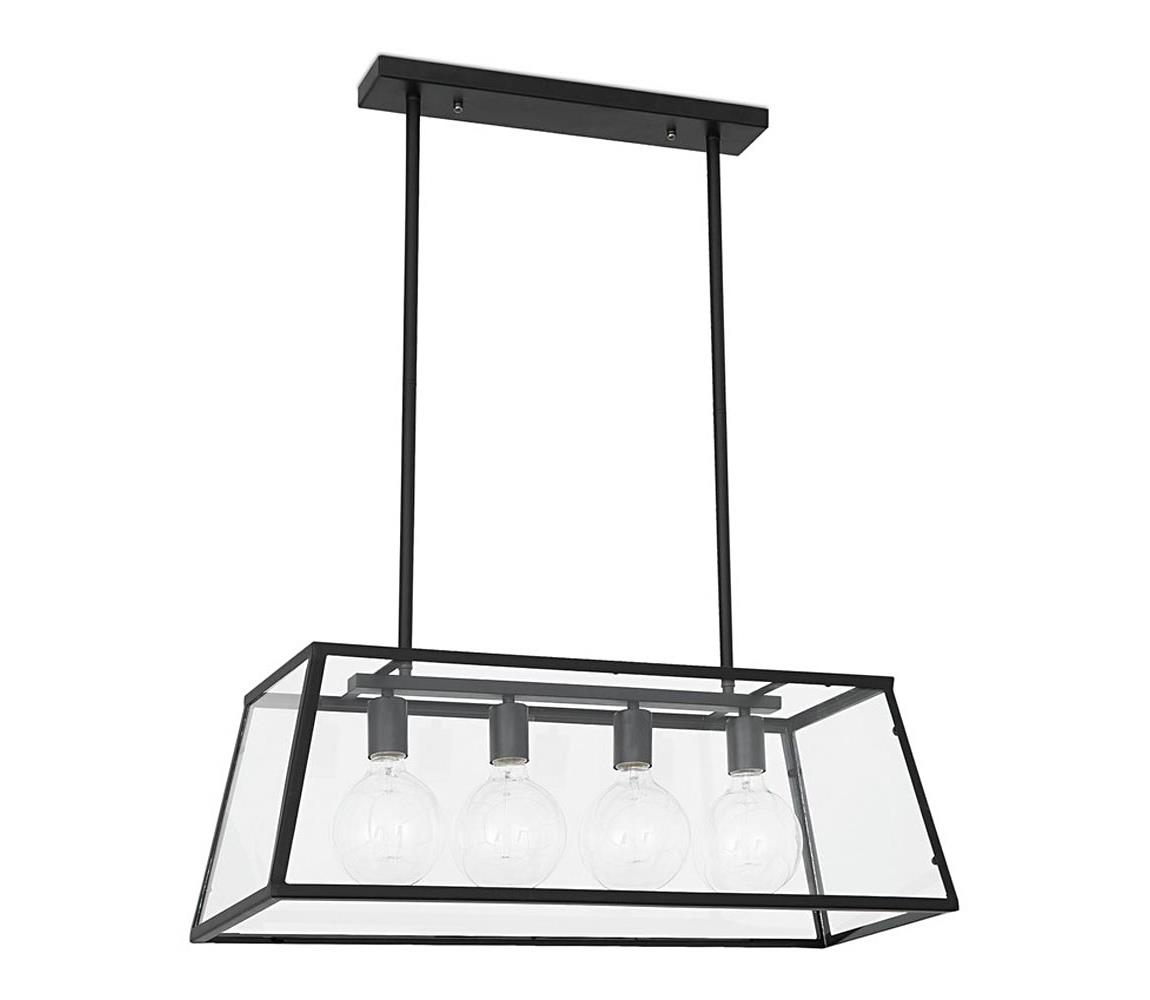 FARO Barcelona Faro 65081 - Lustr na tyči ROSE 4xE27/60W/230V FA65081