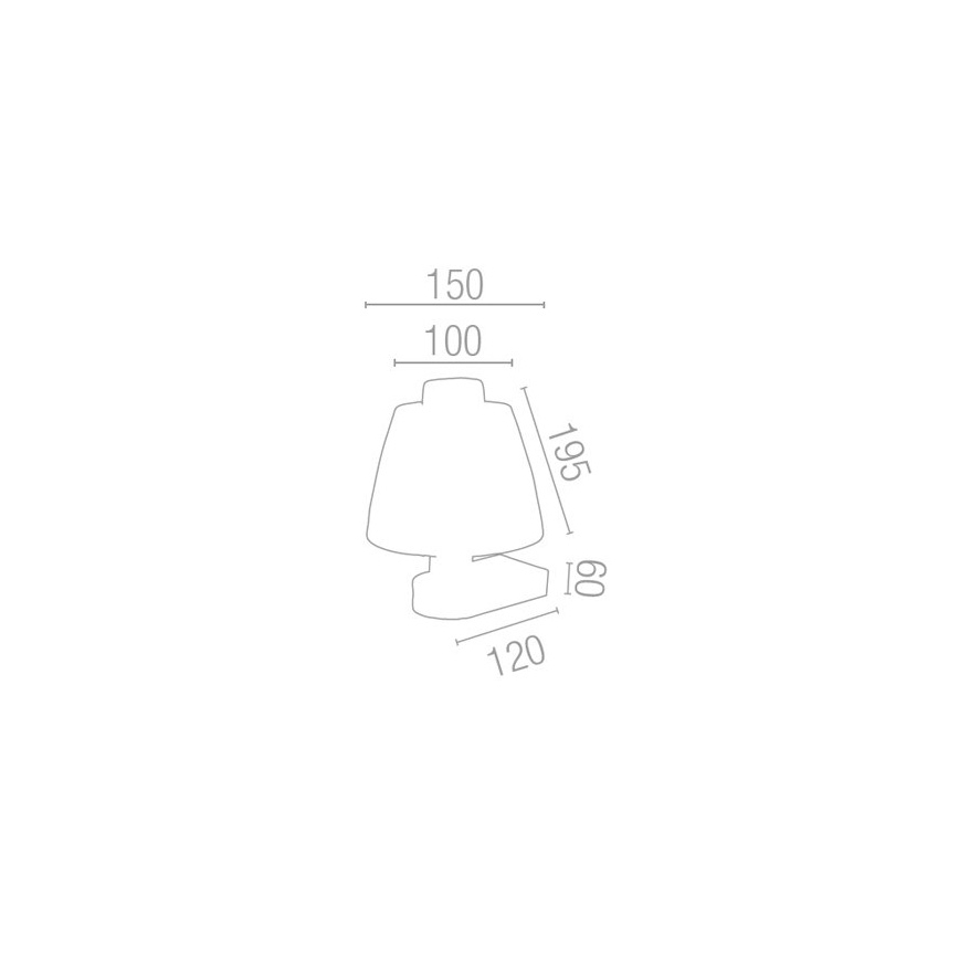 FARO 66861 - Nástěnné svítidlo BENIN 1xE14/40W/230V