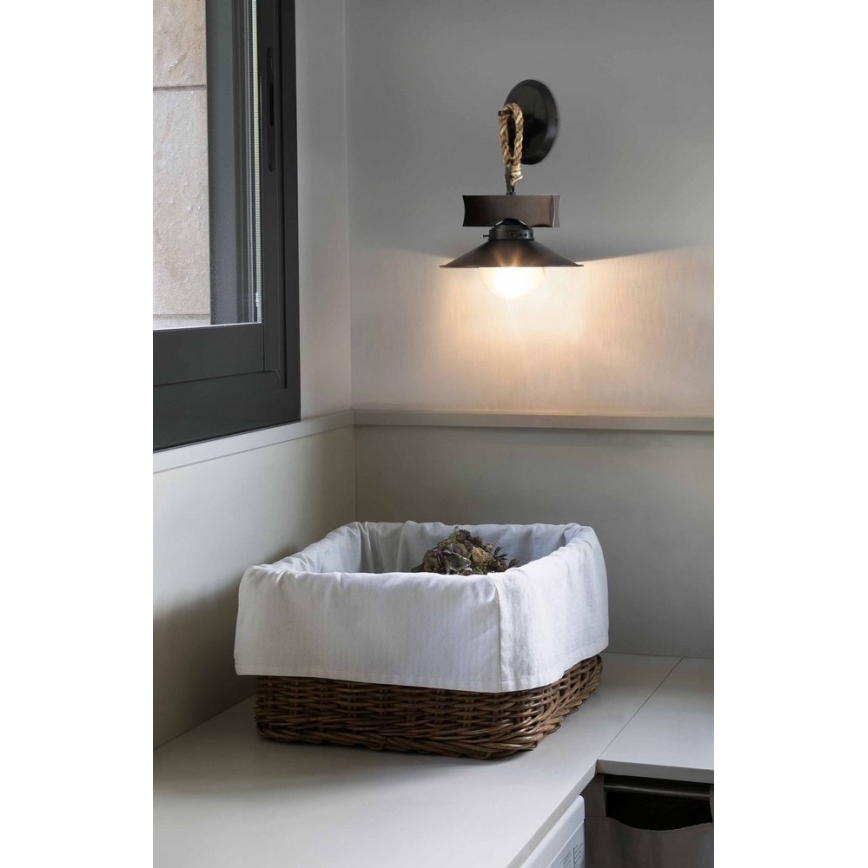 FARO 68138 - Nástěnné svítidlo NUDOS 1xE27/60W/100-240V