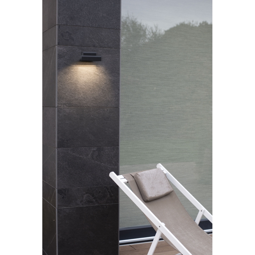 FARO 70294 - LED Venkovní nástěnné svítidlo BALIC LED/8W/230V 3000/4000/6500K IP65 černá