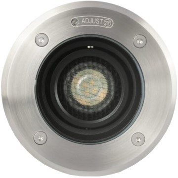 FARO 70310 - Venkovní nájezdové svítidlo GEISER 1xGU10/8W/230V IK08 IP67 nerez