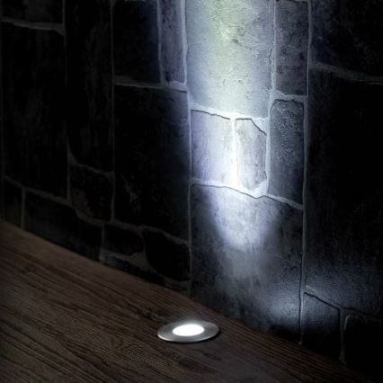FARO 70462N - LED Venkovní nájezdové svítidlo CURTIS LED/2W/230V IK08 IP67