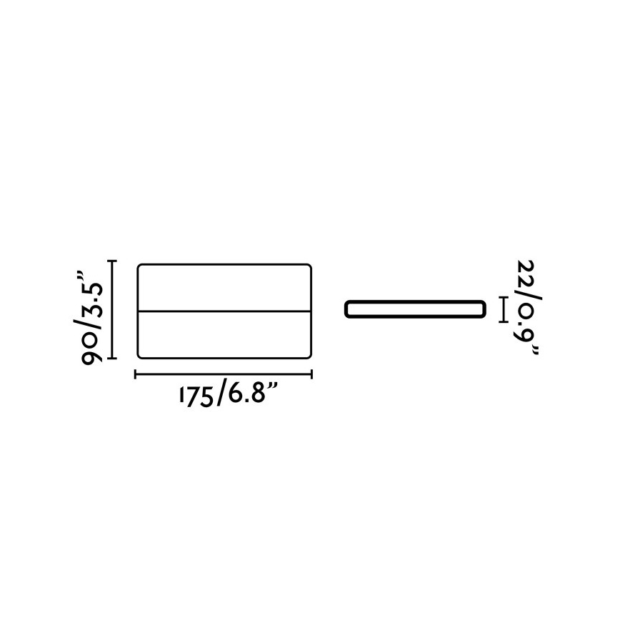 FARO 70646 - LED Venkovní nástěnné svítidlo ADAY-2 LED/12W/230V IP54