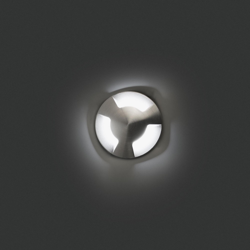 FARO 70662 - LED Venkovní nájezdové svítidlo KANE-3 LED/3W/24V IK08 IP67