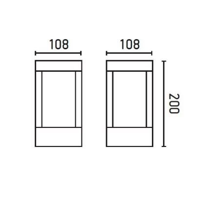 FARO 70756 - LED Venkovní lampa AGRA LED/10W/230V IP54