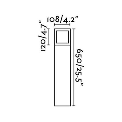 FARO 70761 - Venkovní lampa ONZE 1xE27/20W/230V IP54