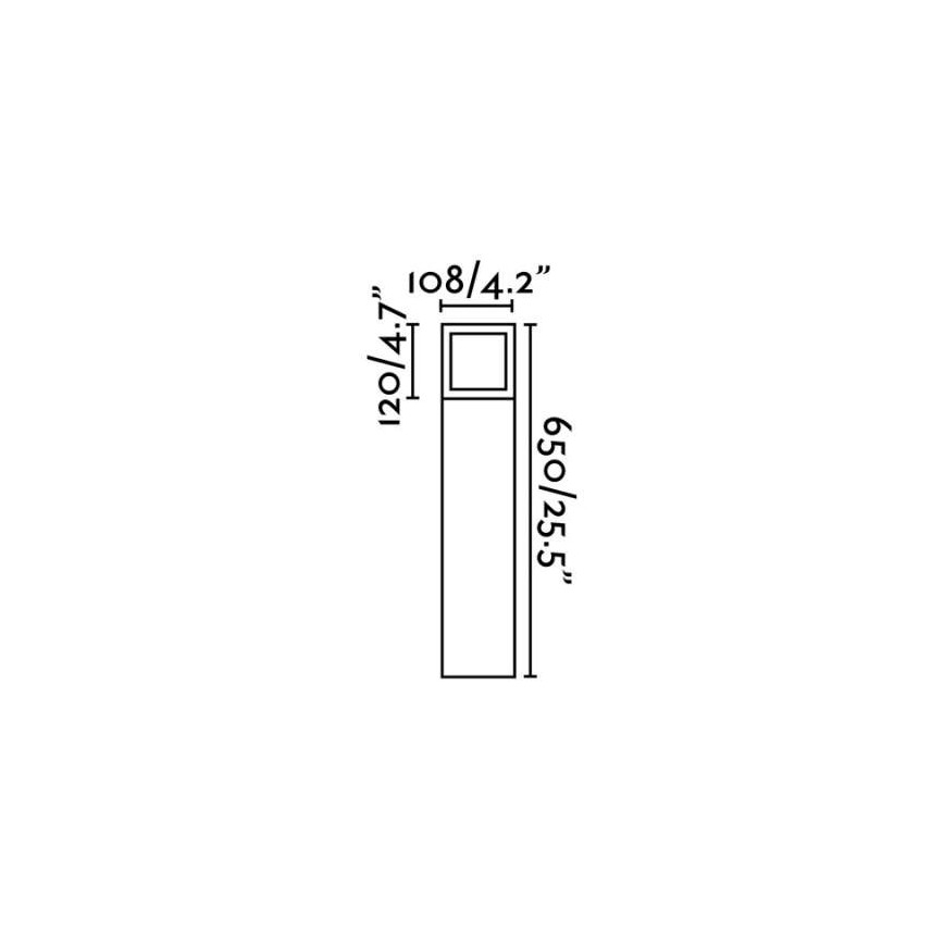 FARO 70761 - Venkovní lampa ONZE 1xE27/20W/230V IP54