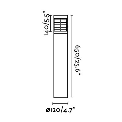 FARO 70768 - LED Venkovní lampa GIZA LED/12W/230V IP54