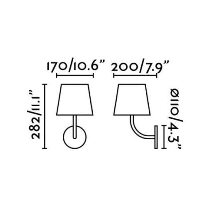 FARO 70781 - LED Venkovní nástěnné svítidlo TOC LED/7W/230V IP65
