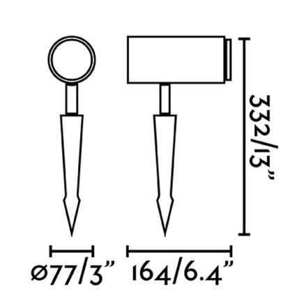 FARO 70913 - LED Venkovní svítidlo PLOM LED/7W/230V IP54