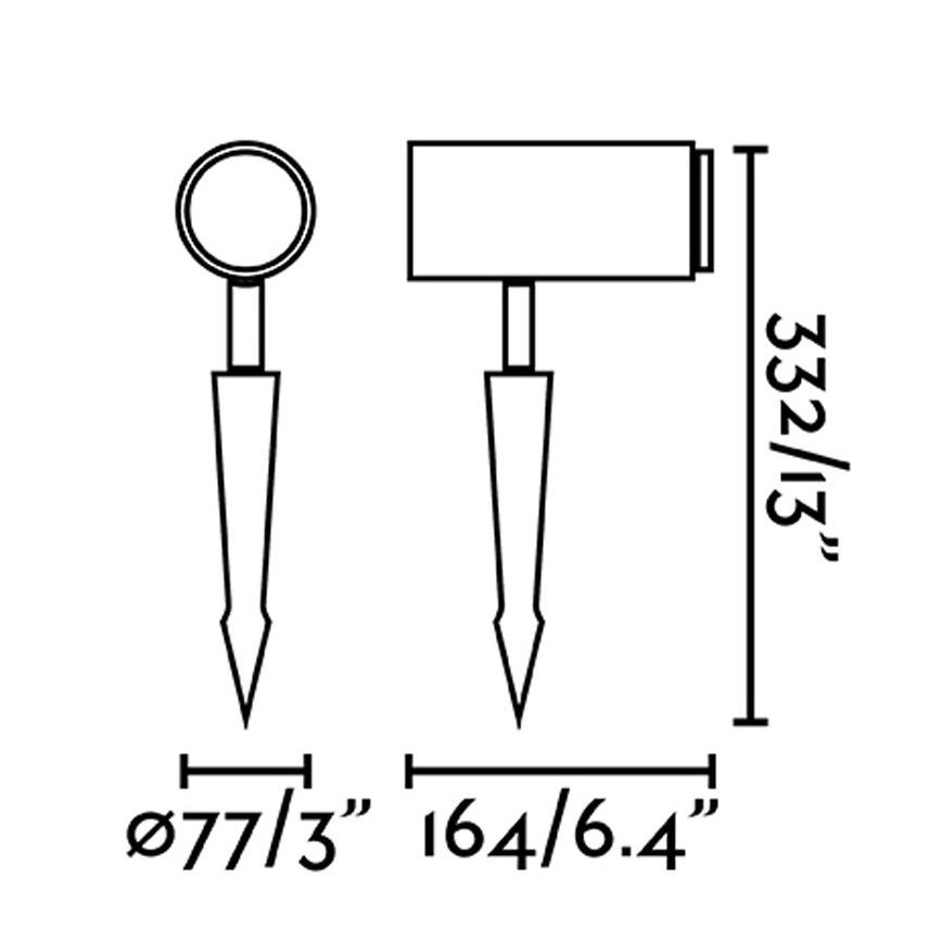 FARO 70913 - LED Venkovní svítidlo PLOM LED/7W/230V IP54