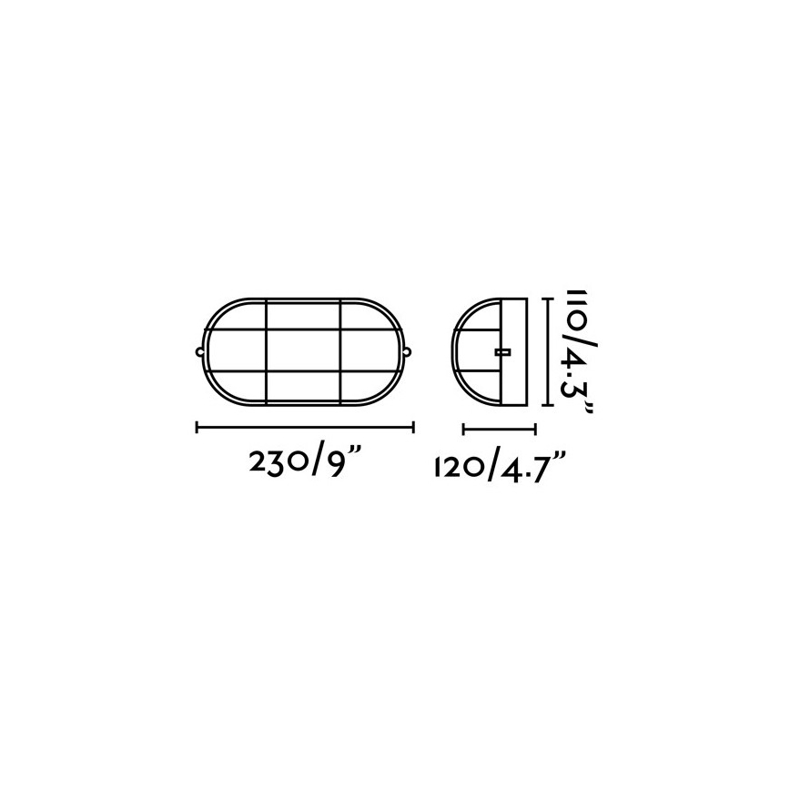 FARO 70998 - Venkovní nástěnné svítidlo CABO 1xE27/60W/230V IP65