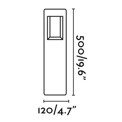 FARO 71199 - LED Venkovní lampa NAYA LED/8W/230V IP54