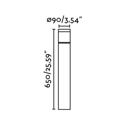 FARO 71300 - LED Venkovní lampa PLIM 2 LED/10W/230V IP65