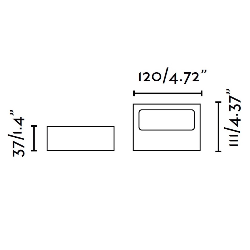 FARO 71388 - LED Venkovní nástěnné svítidlo TAIMA LED/6W/230V IP54