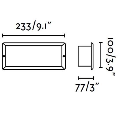 FARO 71490 - Venkovní zápustné svítidlo LISO 1xE27/40W/230V IP44