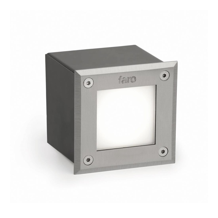 FARO 71499N - LED Venkovní nájezdové svítidlo LED-18 LED/3W/230V IK08 IP67