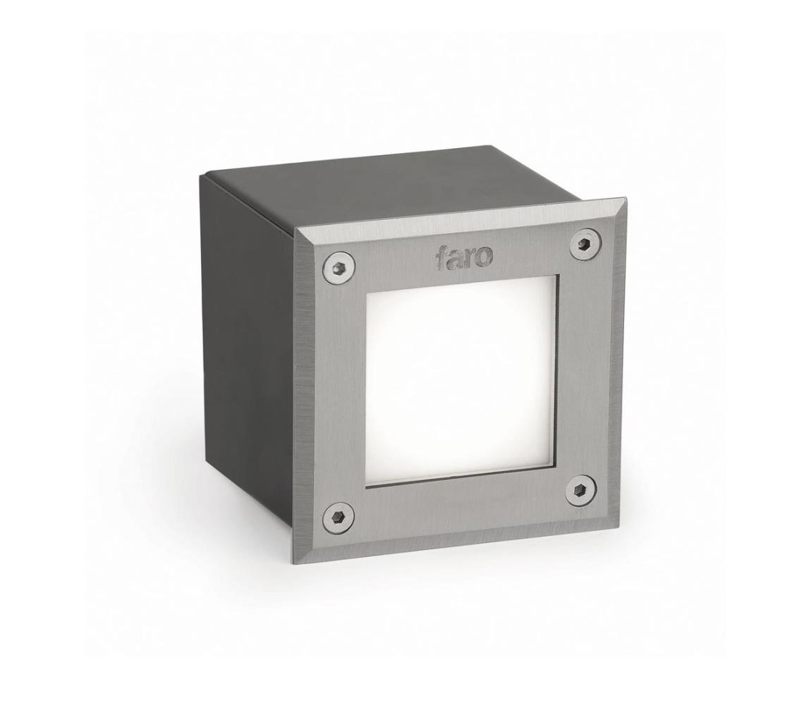 FARO Barcelona FARO 71499N - LED Venkovní nájezdové svítidlo LED-18 LED/3W/230V IP67 FA71499N