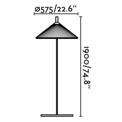 Faro 71567 - Venkovní lampa HUE 1xE27/20W/230V IP65