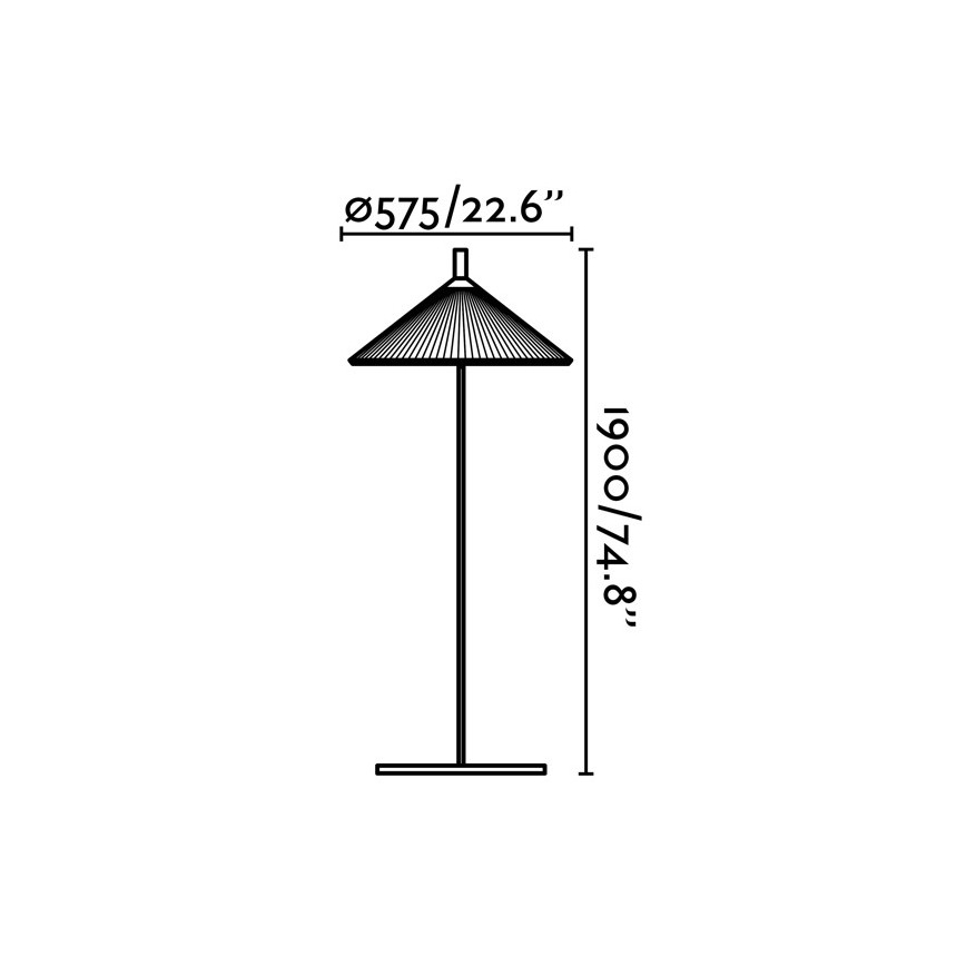 Faro 71567 - Venkovní lampa HUE 1xE27/20W/230V IP65