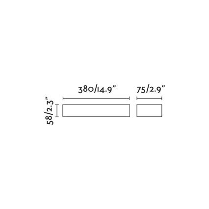FARO 71903 - LED Venkovní nástěnné svítidlo DORO 2xLED/10W/230V IP65 bílá